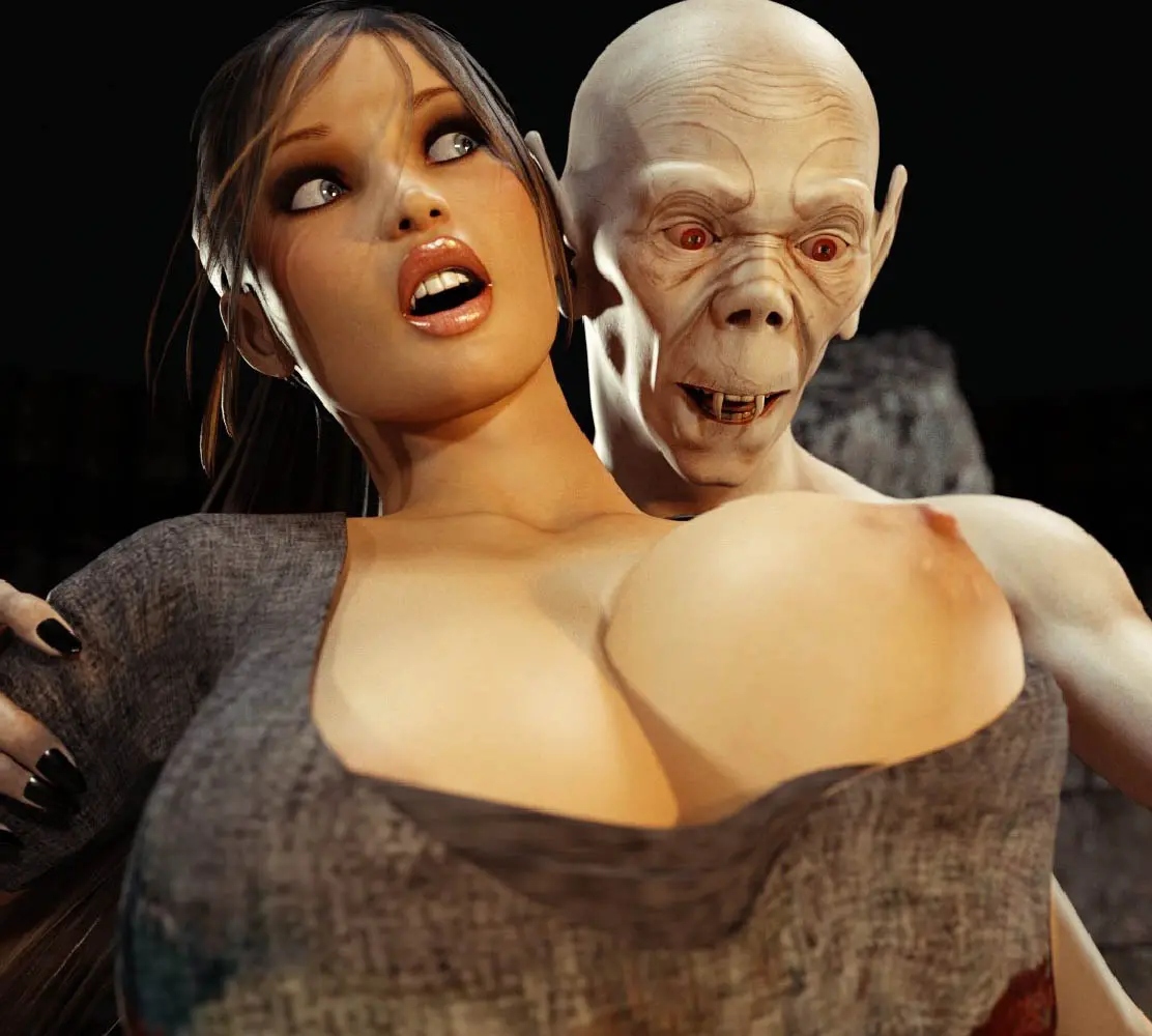 Lara Croft Gets Boobs Pressed and Mouth Drilled Hard by nosferatu